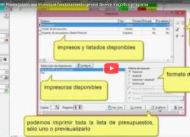 Vídeo de presentación del programa software de gestión avanzada para todo tipo de empresas en Youtube
